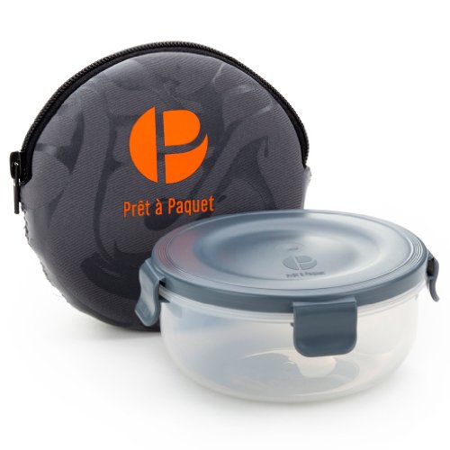 Prêt à Paquet N4002 - Recipiente hermético para Alimentos, Color Gris