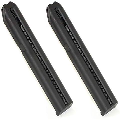 Airsoft Softair CYMA 2pcs 27rd Mag Magazin für CM030 CM122 CM123 CM127 Tokyo Marui G18C AEP AEG Schwarz Cover