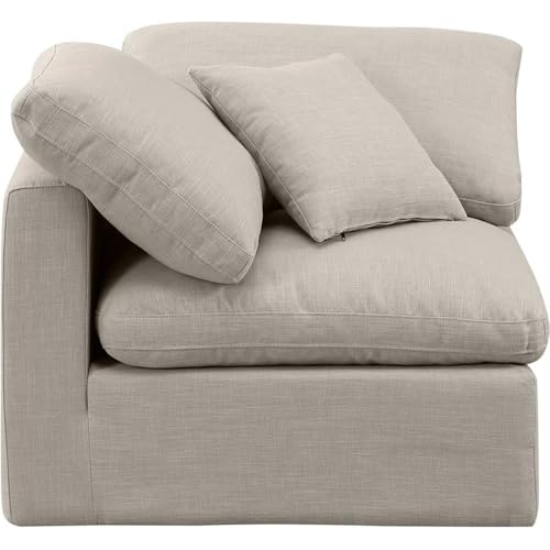 Sillón Contemporáneo Plegable Tela Beige miniatura 4