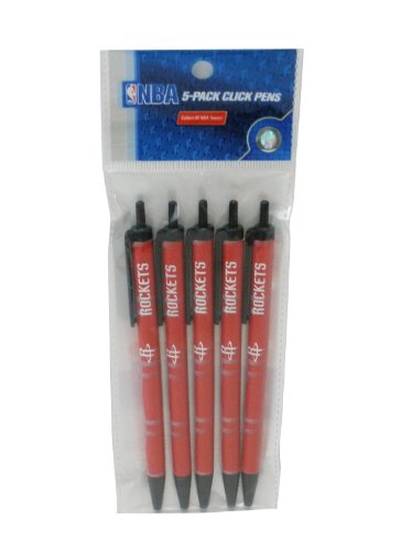 Bolígrafos de los Houston Rockets con tinta de alta fluidez para una escritura rápida y limpia