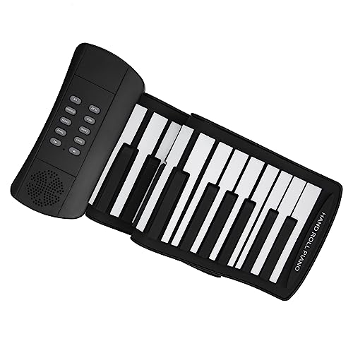 Clavier à 61 touches, une imitation de touches de piano Conception portable et pliable Fonction d’enregistrement Roll Up Piano pour les écoles pour un usage domestique - Les Beatles, Paul McCartney, John Lennon, RIngo Starr, George Harrison Clavier à 61 touches, une imitation de touches de piano Conception portable et pliable Fonction d'enregistrement Roll Up Piano pour les écoles pour un usage domestique