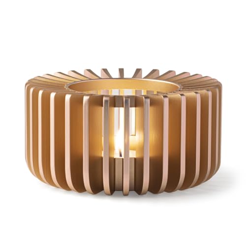 Aquecedor de bule, aquecedor de chá de alumínio anodizado, suporte para velas de chá, base de aquecedor de bule para café, chá, leite, alimentos, presente para casa e escritório, sem velas nem