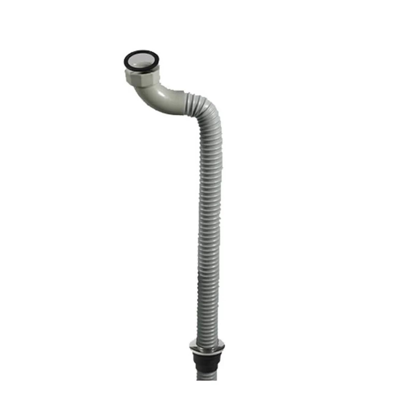 Qjzkwxalmp A 800Mm Bath Tub Drain Hose, Steel Wire Flexible Shower Pipe G1-1/2