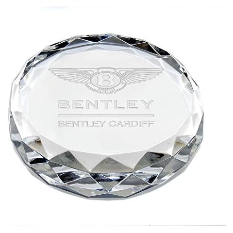 County Engraving Personalised Crystal Paperweight Cover
