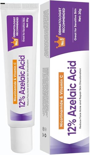 Acido Azelaico, Acido Salicilico Viso, Estratti Naturali, Equilibrio Dell’Olio Della Pelle, Sollievo di Rossore e Gonfiore, Rosacea e Acne