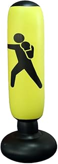 Toddmomy Coluna De Boxe Inflável Explodir Saco De Pancadas Copo De Boxe Inflável Boneca Inflável Brinquedos De Descompressão Coluna De Boxe Vertical Descompressão Copo De Maquiagem Fitness