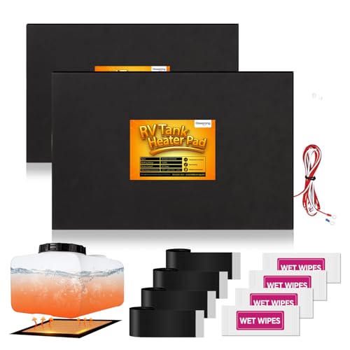 Obeaming Wohnmobil Heizpad, 44 x 30cm 12V Tank Heizung Pad mit...