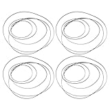 Hoement Ersatz Kassettenriemen und Gummiriemen 60 Stück Gemischte Größen 40 100mm für Abspielgeräte Wie Kassettenspieler und Recorder Reparatur Zubehör