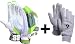 SS Men's Superlite Pro Cricket Batting Gloves Right Hand Batsmen with Free SG Tournament Inner Gloves