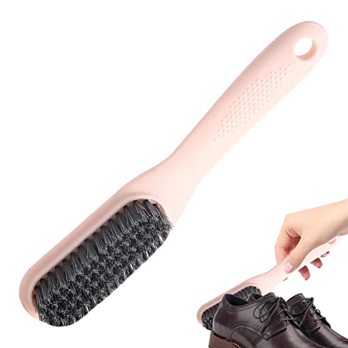 Cepillo para lavar zapatos | Cepillo multiusos para limpiar zapatos con cerdas suaves | Cepillos de limpieza de baño con mango ergonómico para fregar zapatos, fácil de sostener