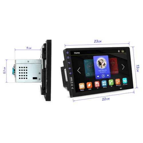 Radio para carro con pantalla táctil 9 pulgadas miniatura 5