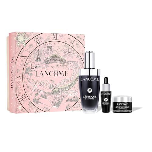 Catálogo de Tresor Lancome al mejor precio. 46 Lancôme - Set de Regalo Génifique, Set para Rostro y Ojos Anti Signos de la Edad con Génifique Ultimate Serum 50ml, Génifique Ultimate Serum 10ml y Génifique Eye Cream 5ml