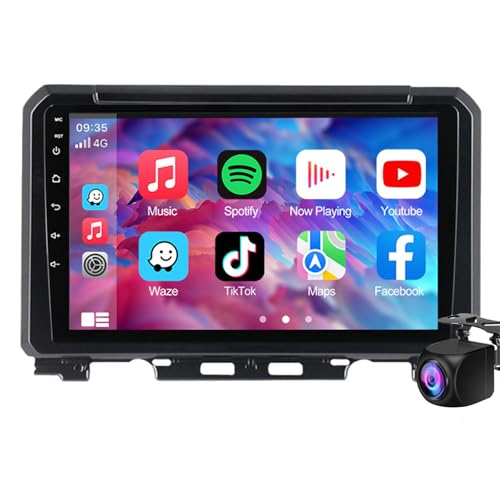 Android 14 Car Radio para Su-zuki Jimny 2019-2024 GPS Navegación por satélite, pantalla táctil de 9 pulgadas Car Play Stereo, teléfono Carplay y Android Auto / Wi-Fi / Bluetooth / 1080P A(Size:M150CP)