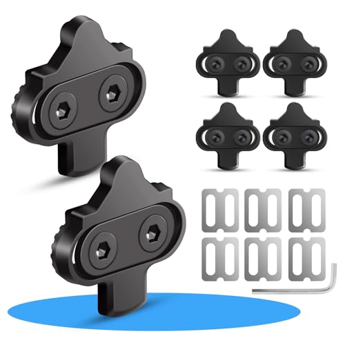 6 Stück SPD Cleats, Pedalplatten Fahrradzubehör Set für Shimano, Fahrrad...