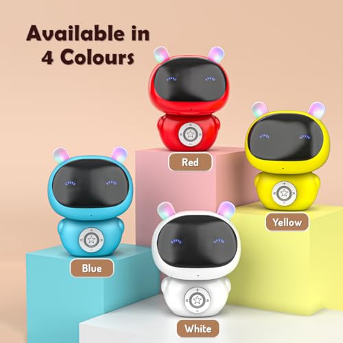 Image of Storybot | Robot Toy for Babies, Toddlers & Kids | USB Rechargeable Type-C & In-built Music | Popular Bedtime Stories, Rhymes & Songs | Best Gift for Boys & Girls 6+ Months (Yellow)