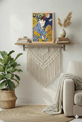 Image of BLINKART Vintage Poster Aesthetic Modern Art Walls With Frame | Natural Wood Texture | Living Room Bedroom Office Wall Decoration | Poster Home Decor Frames Wall Bedroom | 12x8 Inches (D399)