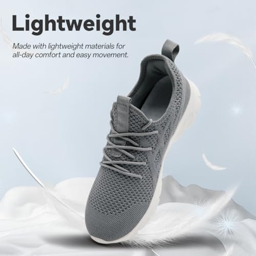 Image of Running Shoes for Men Gym Tennis Athletic Walking Shoes Non Slip Lightweight Breathable Sports Mesh Fashion Work Sneakers Casual Workout Trianer