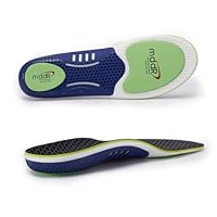 OISENSE Orthopädische Einlegesohlen für Damen & Herren Hohe Arch Support Schuheinlagen Linderung von Fußschmerzen, Plattfüße & Fersensporn Schuh Einlegesohlen 43-44
