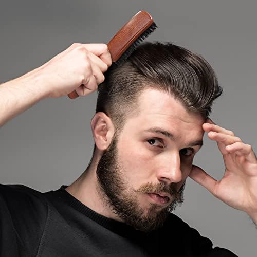 BESTOOL Hair Brush, Boar Bristle Brush for Women Men Children Smoothing & Styling, Natural Bristle Brush for Thin, Fine Hair, Improve Hair Texture