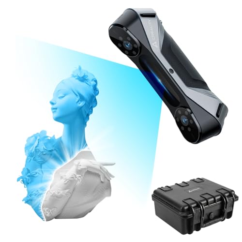 Crealty 3D Scanner CR-Scan Raptor for 3D Printing Support Scanning Hair and Body, Up to 60FPS...