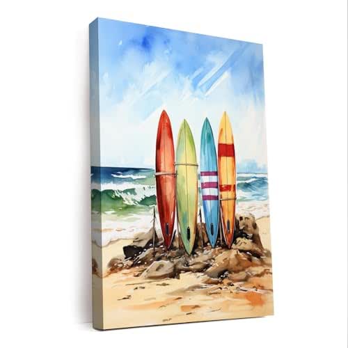 Upgrade Your 'Sand & Surf' (Style 3) Canvas To 24x48 Inches main image 0