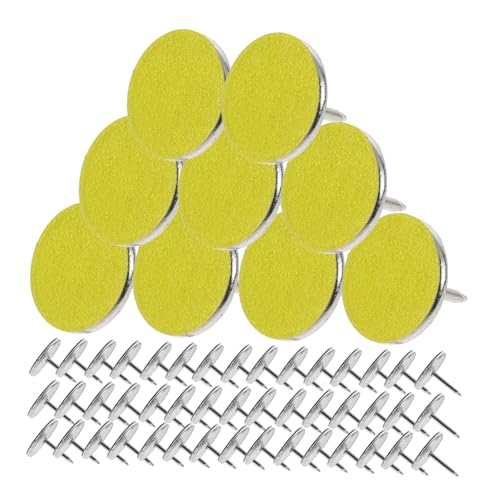 DOITOOL Camping Tent Accessories 50pcs Reflective Trail Markers Glow Thumb Tacks for Night Use
