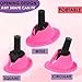 AKOAK 2 Pcs Nail Oil Bottle Base, Rubber Nail Oil Fixing Clip, High Elasticity/Softness/Overflow proof, for Different Shapes Nail Oil Bottle