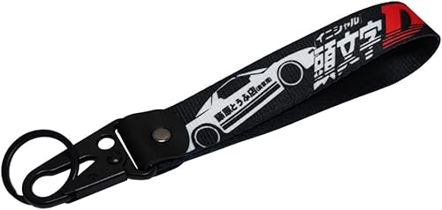 Miniatura 1 de 1 pieza de anime japonés japonés manga Street Racing Inisharu inicial D llavero etiqueta coche deriva rey carreras JDM Motorsport velocidad carrera