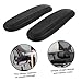 TOYANDONA 2pcs Comfortable Armrest Cushions for Office Chairs Ergonomic Replacement Arm Pads Pu Leather Covers for Gaming and Household Use for Stress Relief
