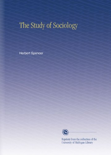The Study of Sociology B002MKP3JY Book Cover