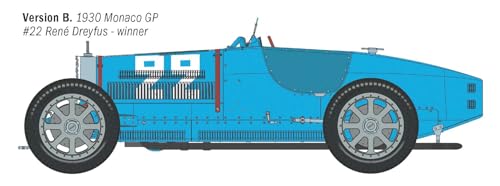 Italeri IT4716JP Bugatti Type 35B 1928 Modelo 1:12 miniatura 4