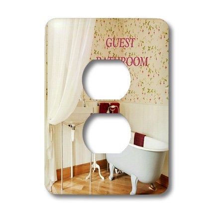 Couvercle de prise de bain victorien lsp_55265_6 en céramique blanche pour déco vintage chic
