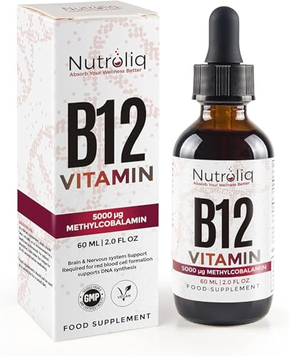 Nutroliq Vitamin B12 Liquid Drops 5000mcg - 60ml