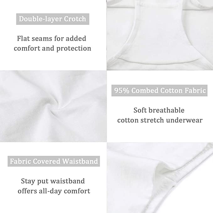 Image of DIVING DEEP Women's High Waisted Cotton Underwear Ladies Soft Briefs Panties | Women Antibacterial Cotton Hipster Panty | Women's Seamless High -Rise Panties Hipster (Pack of 4)