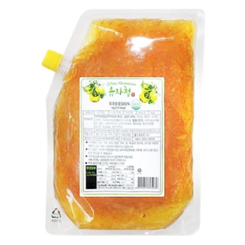 Ramie F&B Korean Yuzu Citron Tea Base 1kg im praktischen Beutel | Yuzu Marmelade für Tee Sprudel & Desserts | Leicht hygienisch & vielseitig einsetzbar
