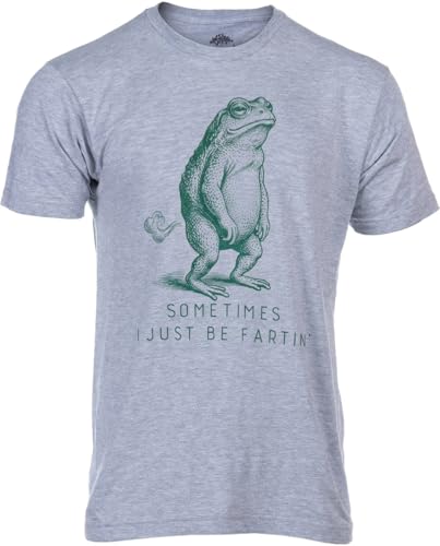 Sometimes I Just Be Fartin' Funny Frog Shirt, Silly Graphic Tee for Men Humorous Animal Lover Gift...