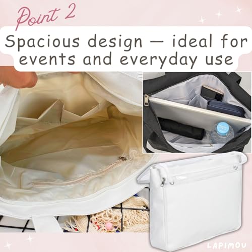 Bolso Tote de Lona Grande Ita Cute Kawaii Anime miniatura 4