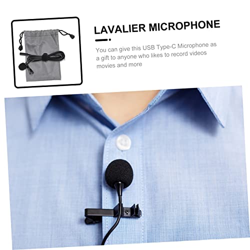 SUPVOX Microfone Microfone Fio Microfone De Lapela Fio Mini Acessórios Microfone Condensador Microfo