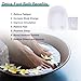 Ionic Detox Foot Bath Tub Basin for All Ionic Foot Bath Detox Machine, Professional Deep Foot Soaking Bath Basin with 100 Tub Liners (2 Tub + 200 Liners)