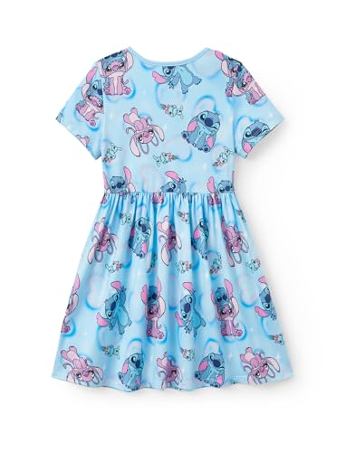 Image of Disney Minnie Mouse Princess Frozen Elsa Stitch Girls Dress Sleeveless & Short Sleeve Casual Summer Clothes Baby to Toddler