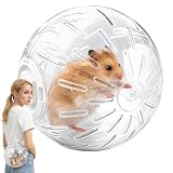 DASIAUTOEM Hamster Laufball Transparent,20CM Tragbarer Hamster Auslaufkugel