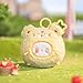 CALEMBOU Plush Blind Box Figures, Cute Emma Blind Box RUA RUA Zoo Series, 4 Inches Bag Charms Plush Keychain for Backpack, Mystery Toys Birthday Gifts for Girls (1PC)