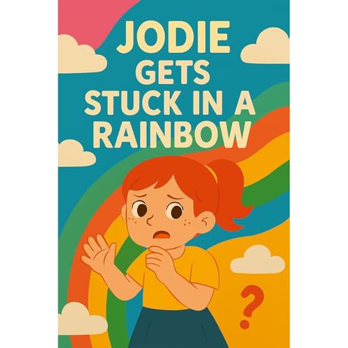 Jodie Gets Stuck In A Rainbow Audiolibro Por Nova Harrow arte de portada