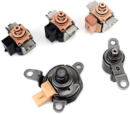 Front view of transmission solenoids