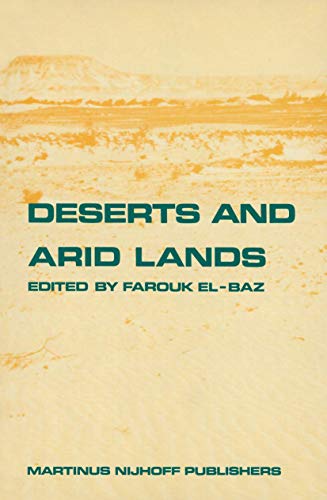Deserts and Arid Lands (Remote Sensing of Earth Resources and Environment, 1)