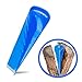 Produktbild Trawomax® Dreh-Spaltkeil zum Spalten von Brenn Holz - [2 kg] - Spaltkeil aus extra gehartetem Carbonstahl mit hoher Langlebigkeit - Holzspaltkeil | Spalter fur Holz | Spaltgranate (Metall, Blau)
