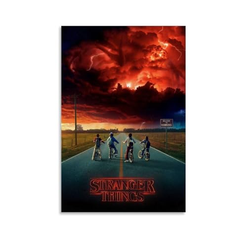 EGLOBICH Stranger Things S1 Boys - Póster decorativo para pared, lienzo estético de 30 x 45 cm, sin marco, Stranger Things S1 Boys
