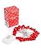 Luditek 14.7ft 40LED Mothers Day Decorations String Lights, Battery Operated Heart Shape Hanging Garland Valentines Day Decor for Indoor Outdoor Home Room Party Wedding