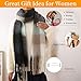 GXIHOUSLGC Fashion Fringe Colorful Plaid Scarf for Women - Thick Plaid Scarf with Tassels for Warmth & Style | Ideal for Travel