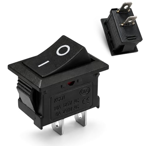 Interruptor Basculante SPST ON/OFF 2 pin, 1 Unidad